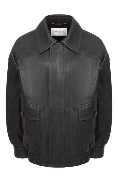 Женский кожаный бомбер SAINT LAURENT, арт. 842948/YCNX2