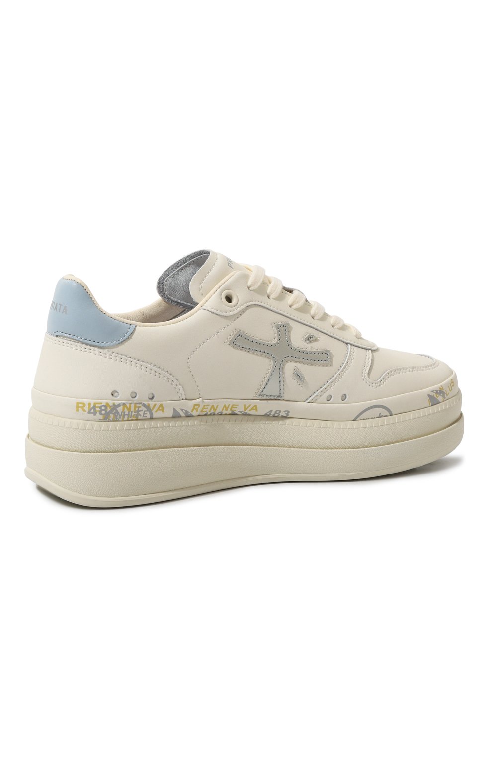 Кожаные кеды micol PREMIATA, арт. MIC0L/VAR 6789, фото 5