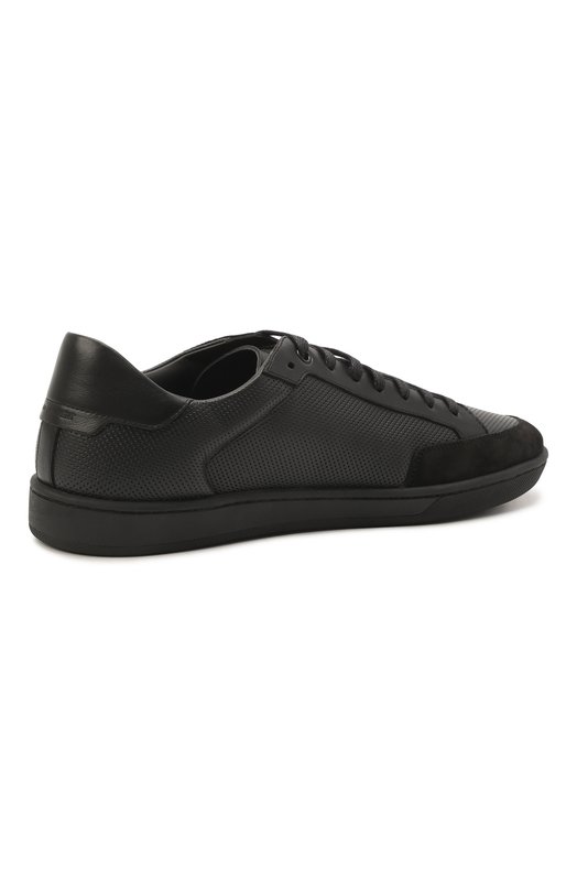 Кожаные кеды Court Classic SL/10 Saint Laurent 603223/1JZ30 Чёрный  603223/1JZ30 Фото 5