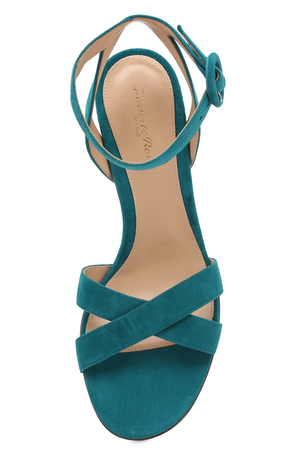 Замшевые босоножки frida GIANVITO ROSSI, арт. G31446.60RIC.CAMM0SC, фото 5