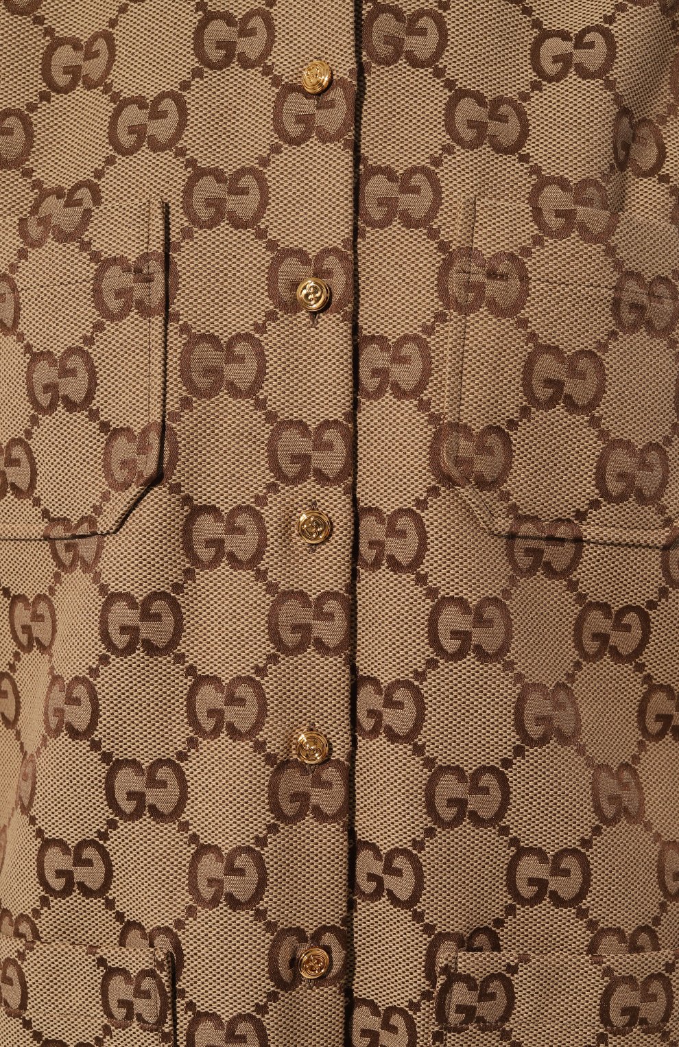 Хлопковая рубашка GUCCI бежевого цвета по цене 216000 руб., арт. 669337 ZAHT5, фото 5 Хлопковая рубашка GUCCI, арт. 669337 ZAHT5, фото 5