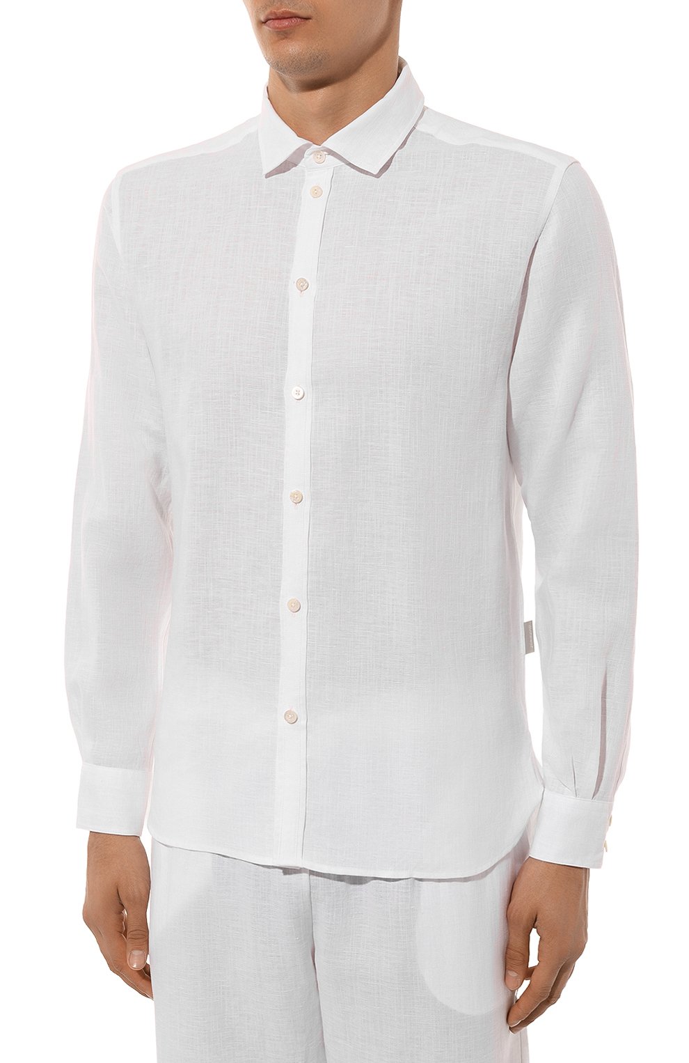 Рубашка изо льна и хлопка ZIMMERLI, арт. 4697-23200, фото 3