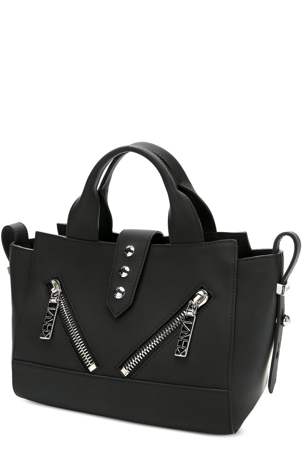 Сумка kalifornia mini KENZO черного цвета по цене 59950 руб., арт. F662SA107L25, фото 4 Сумка kalifornia mini KENZO, арт. F662SA107L25, фото 4