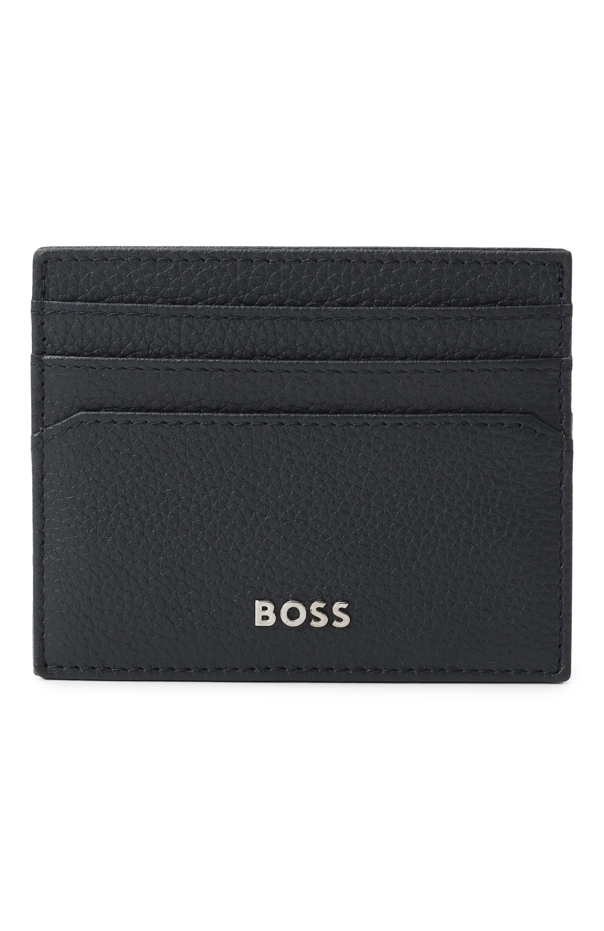 Комплект из футляра для кредитных карт и брелока BOSS темно-синего цвета по цене 16250 руб., арт. HBPA00027M, фото 2 Комплект из футляра для кредитных карт и брелока BOSS, арт. HBPA00027M, фото 2