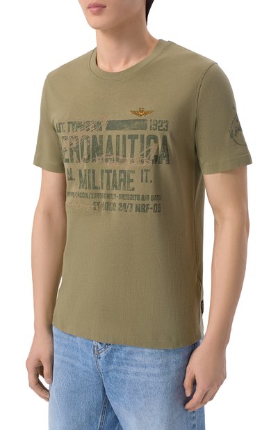 Хлопковая футболка AERONAUTICA MILITARE, арт. TS2535UJ00641, фото 3