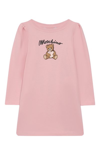 Хлопковое платье MOSCHINO, арт. HBV0FC/LCA40/4-8