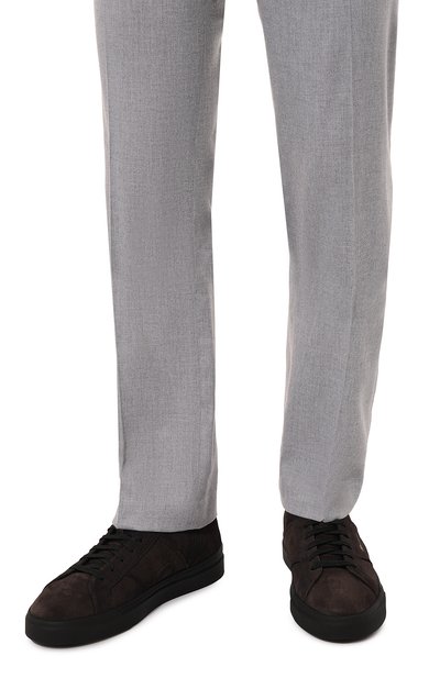 Замшевые кеды gloria SANTONI, арт. MBGG21933NE0PSEY, фото 3