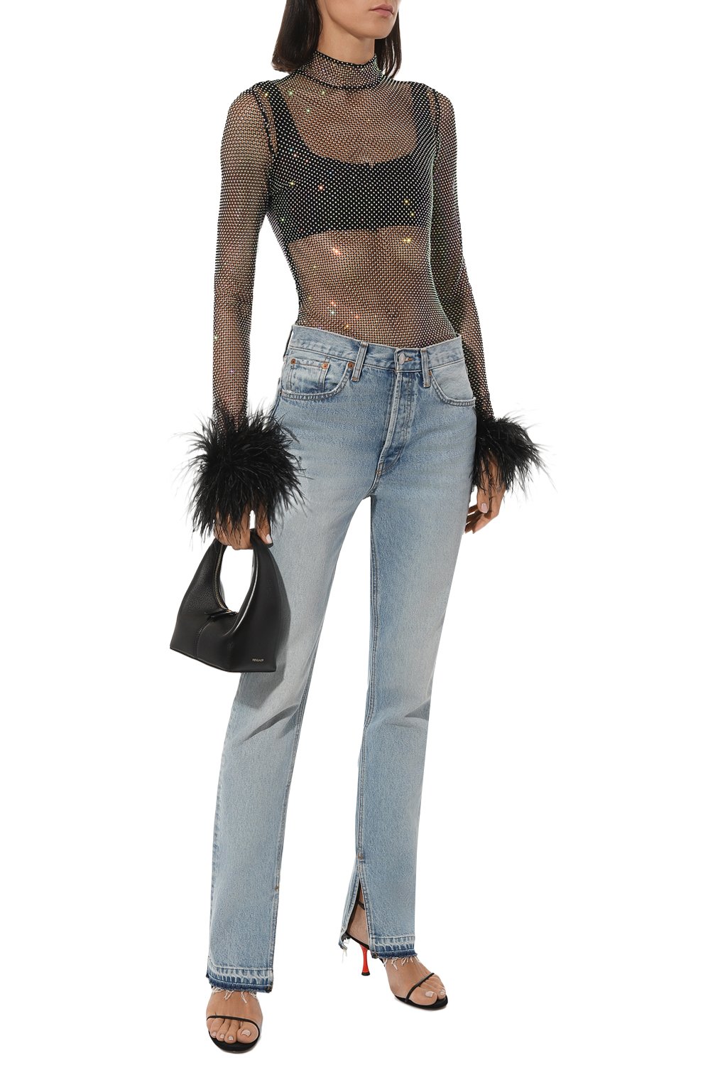 Топ ALINE разноцветного цвета по цене 47000 руб., арт. AL091002-2, фото 2 Топ ALINE, арт. AL091002-2, фото 2