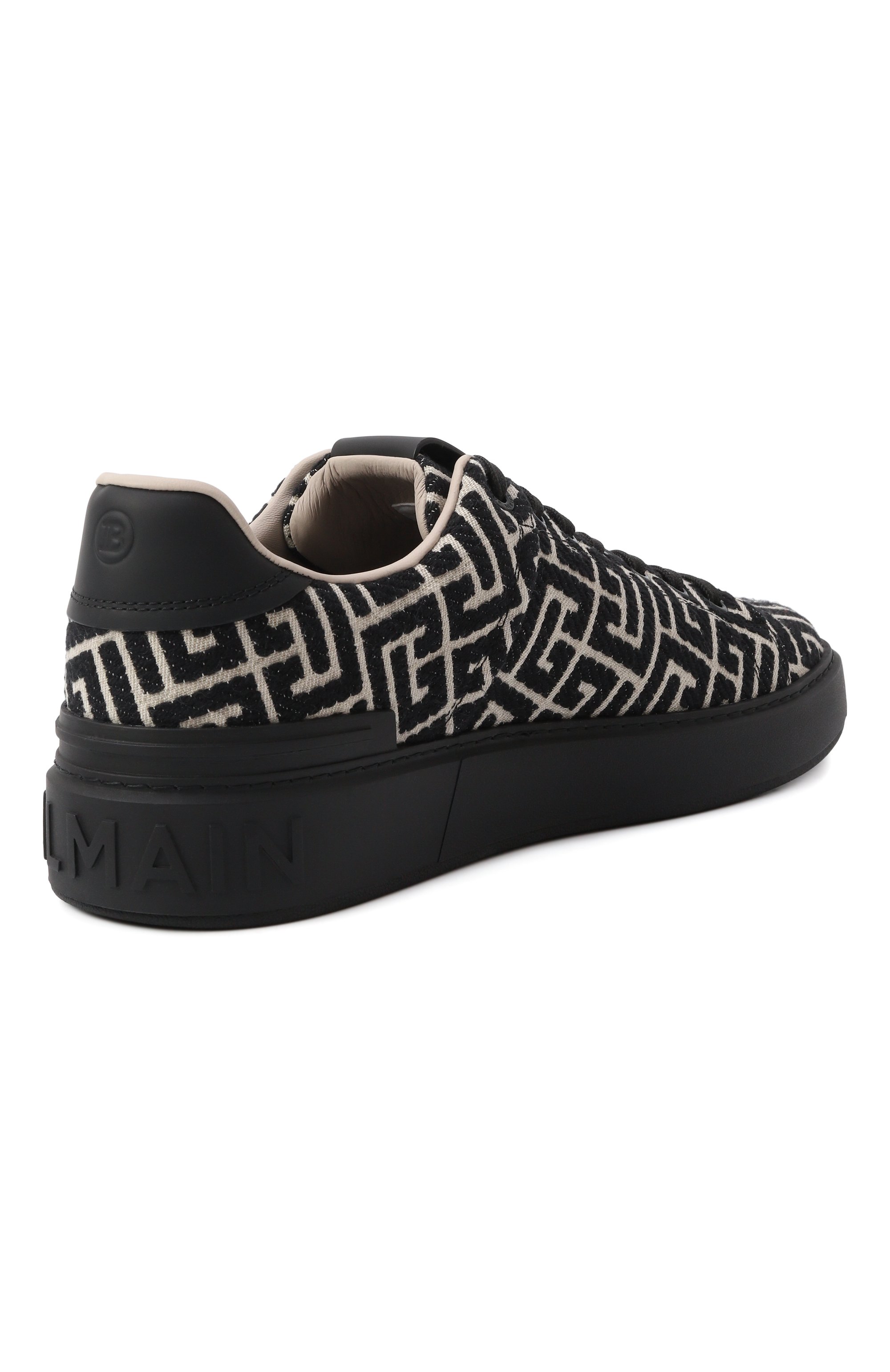 Текстильные кеды b-court BALMAIN, арт. DM1VI288/TJCM, фото 5