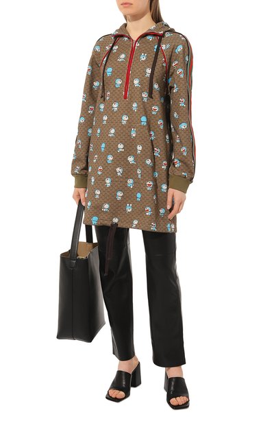 Хлопковое худи doraemon x gucci GUCCI, арт. 656650 XJDIE, фото 2