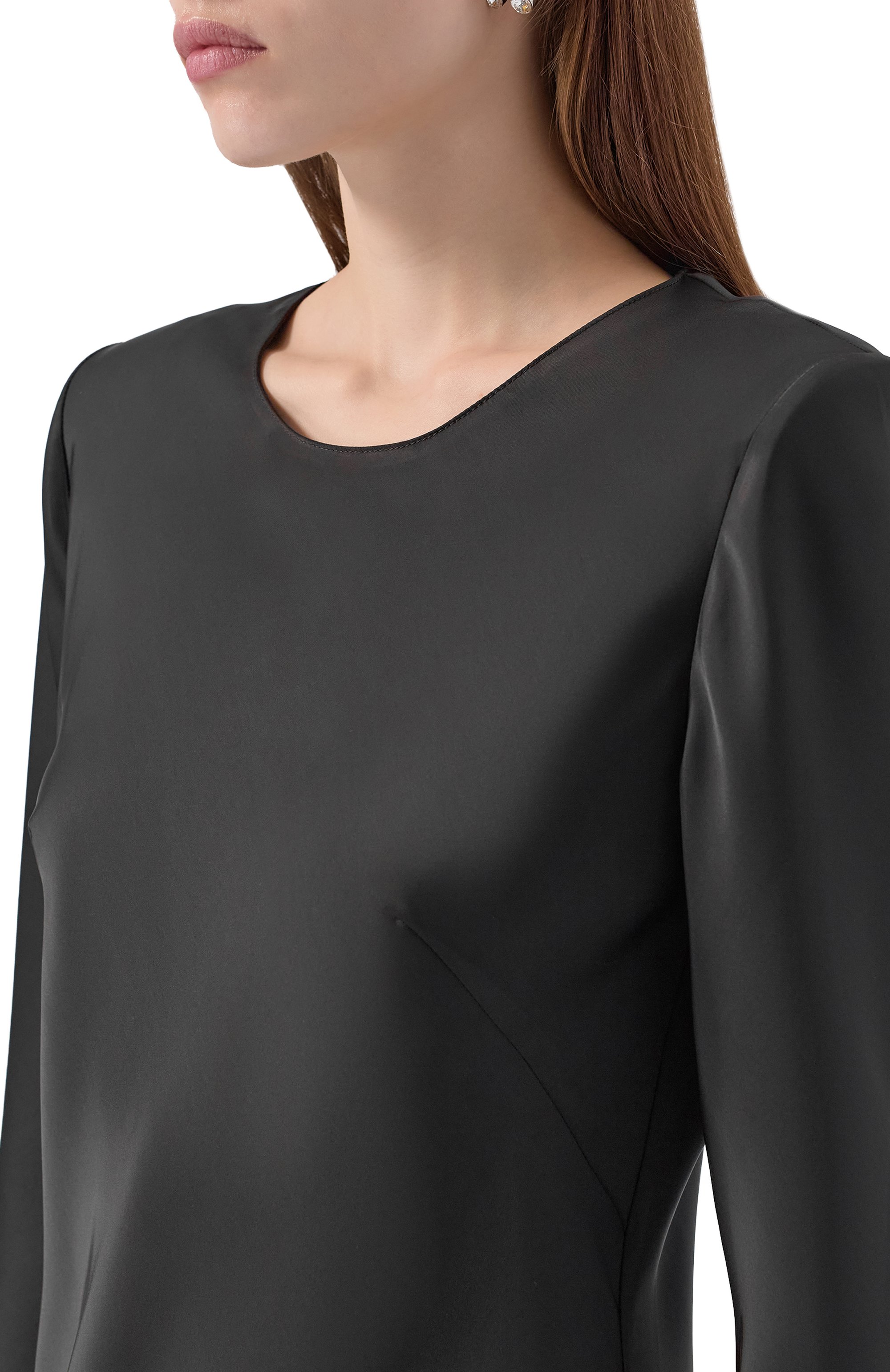 Платье FLASHIN черного цвета по цене 28500 руб., арт. FF25DRWNM, фото 4 Платье FLASHIN, арт. FF25DRWNM, фото 4