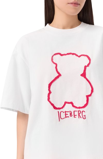Хлопковая футболка ICEBERG, арт. F5B2/6327, фото 5