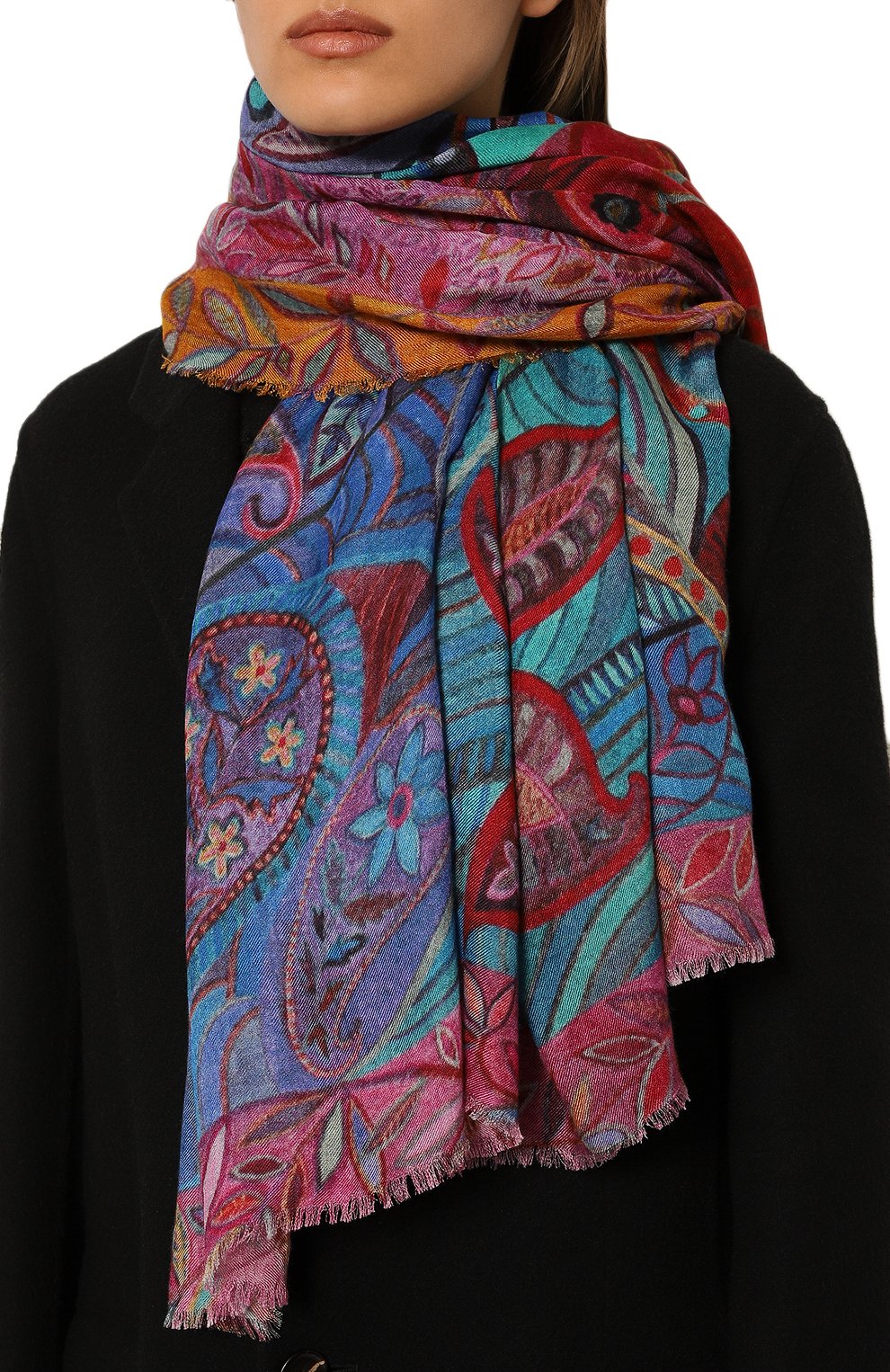 Шаль восточный орнамент GOURJI, арт. 91126722/4151117, фото 2