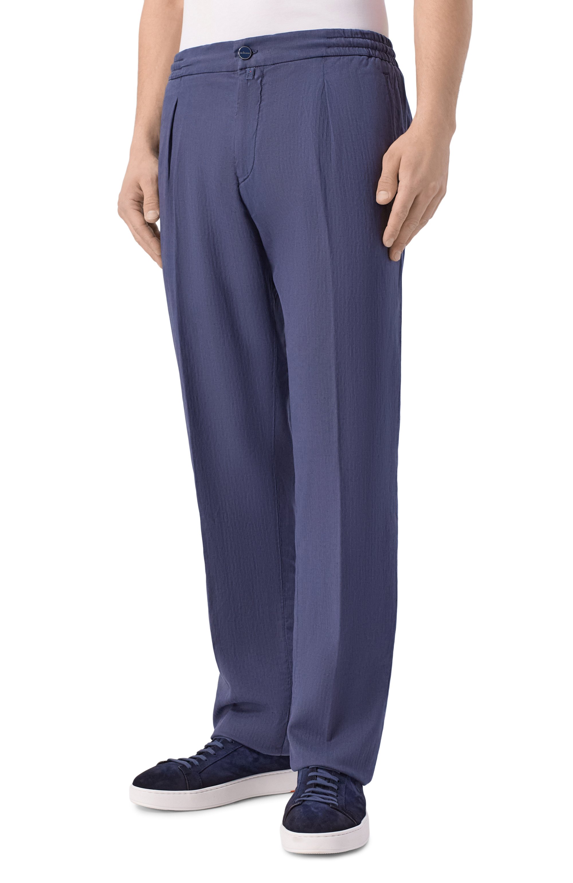 Брюки изо льна и хлопка KITON, арт. UP1LACRK0612H, фото 3