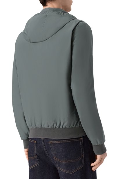 Бомбер denon-stp MOORER зеленого цвета по цене 134500 руб., арт. DEN0N/STP, фото 4 Бомбер denon-stp MOORER, арт. DEN0N/STP, фото 4