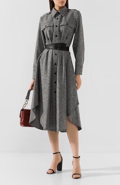 Шерстяное платье STELLA MCCARTNEY черного цвета по цене 97150 руб., арт. 589995/SNB52, фото 2 Шерстяное платье STELLA MCCARTNEY, арт. 589995/SNB52, фото 2