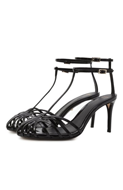 Женские лакированные босоножки anna 80 ALEVI MILANO, арт. L19W6002.0.1261997/KIM CHARME