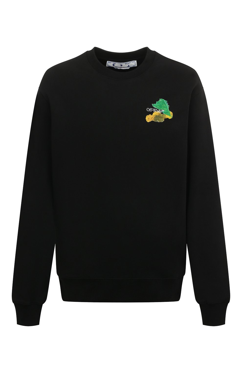 Хлопковый свитшот OFF-WHITE, арт. OMBA057S23FLE0011084, фото 1