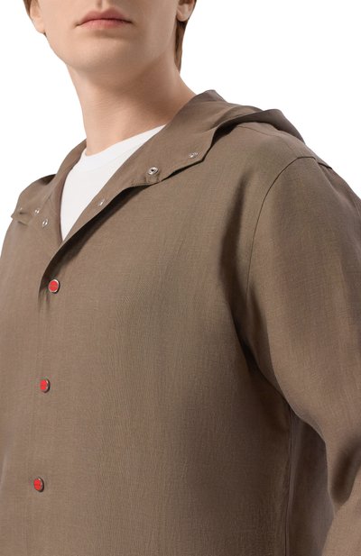 Льняная рубашка KITON, арт. UMCMARH09701, фото 5