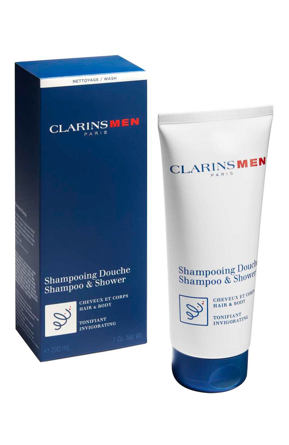 Тонизирующий шампунь-гель для волос и тела men shampooing douche (200 ml) CLARINS, арт. 80085753, фото 2