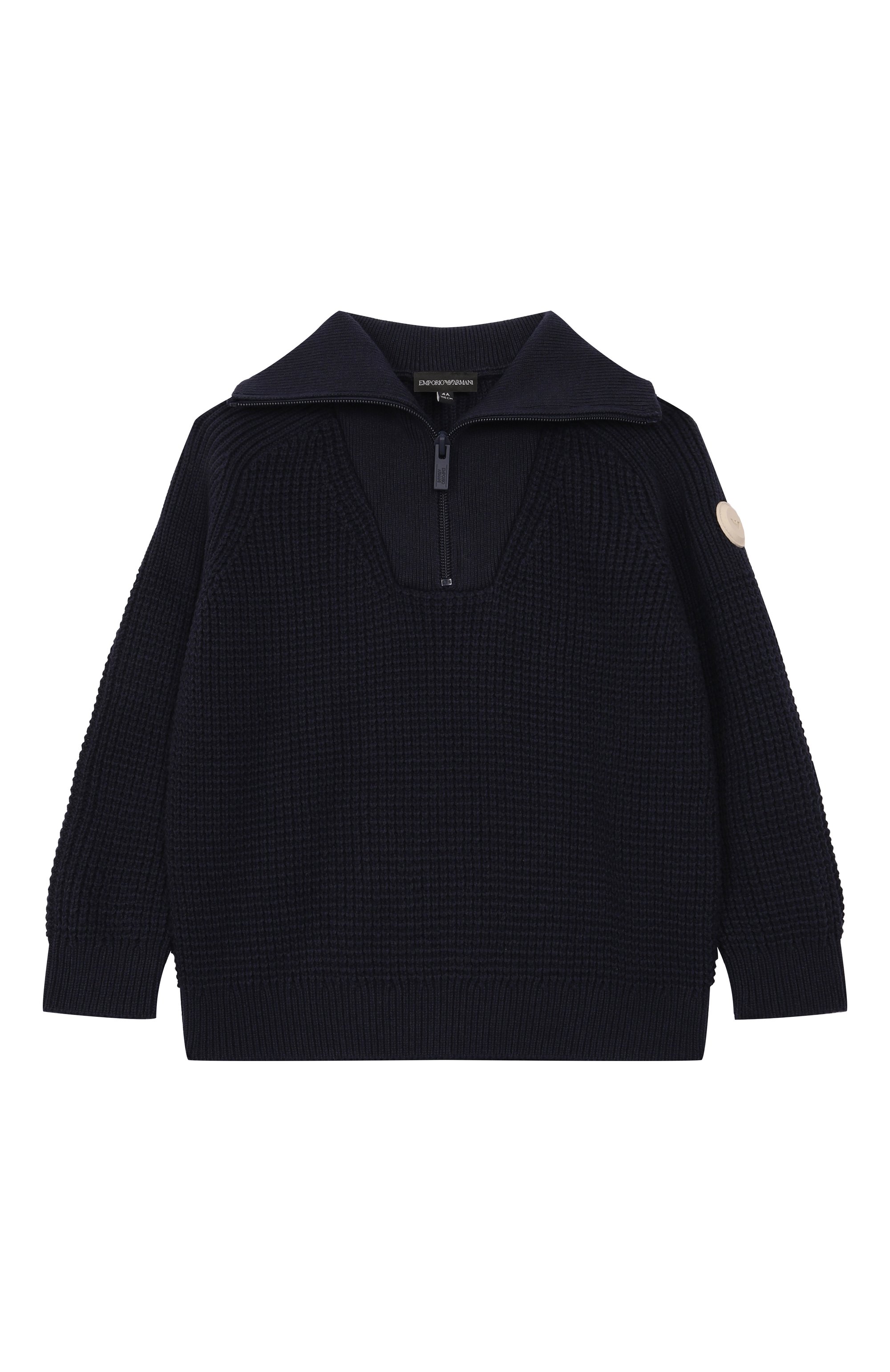 Свитер из хлопка и шерсти EMPORIO ARMANI, арт. EB000650/AF17342, фото 1