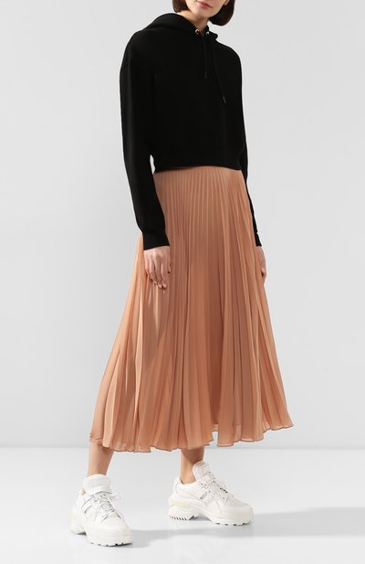 Юбка reebok x victoria beckham REEBOK коричневого цвета по цене 10950 руб., арт. FM3575, фото 2 Юбка reebok x victoria beckham REEBOK, арт. FM3575, фото 2