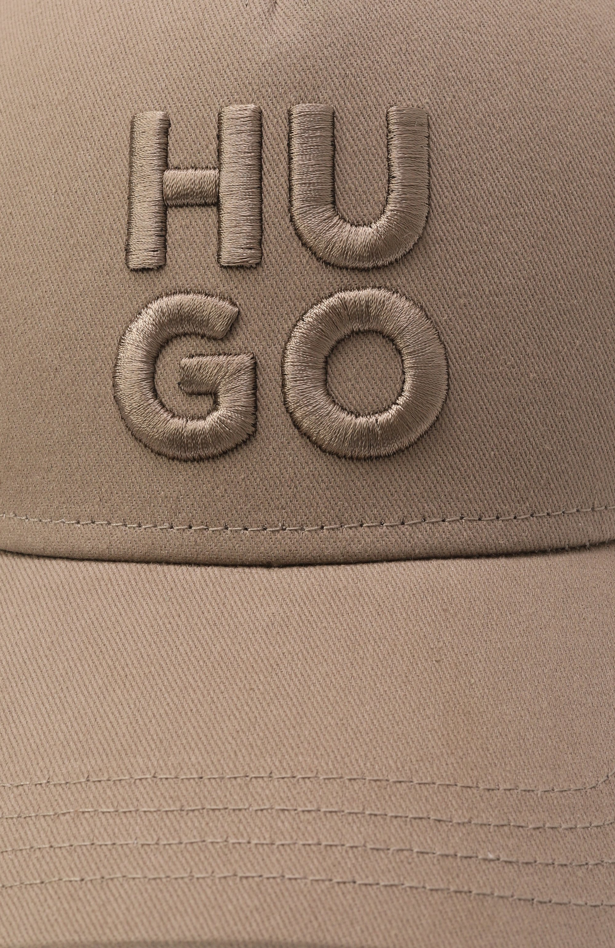 Хлопковая бейсболка HUGO бежевого цвета по цене 6195 руб., арт. 50533409, фото 4 Хлопковая бейсболка HUGO, арт. 50533409, фото 4