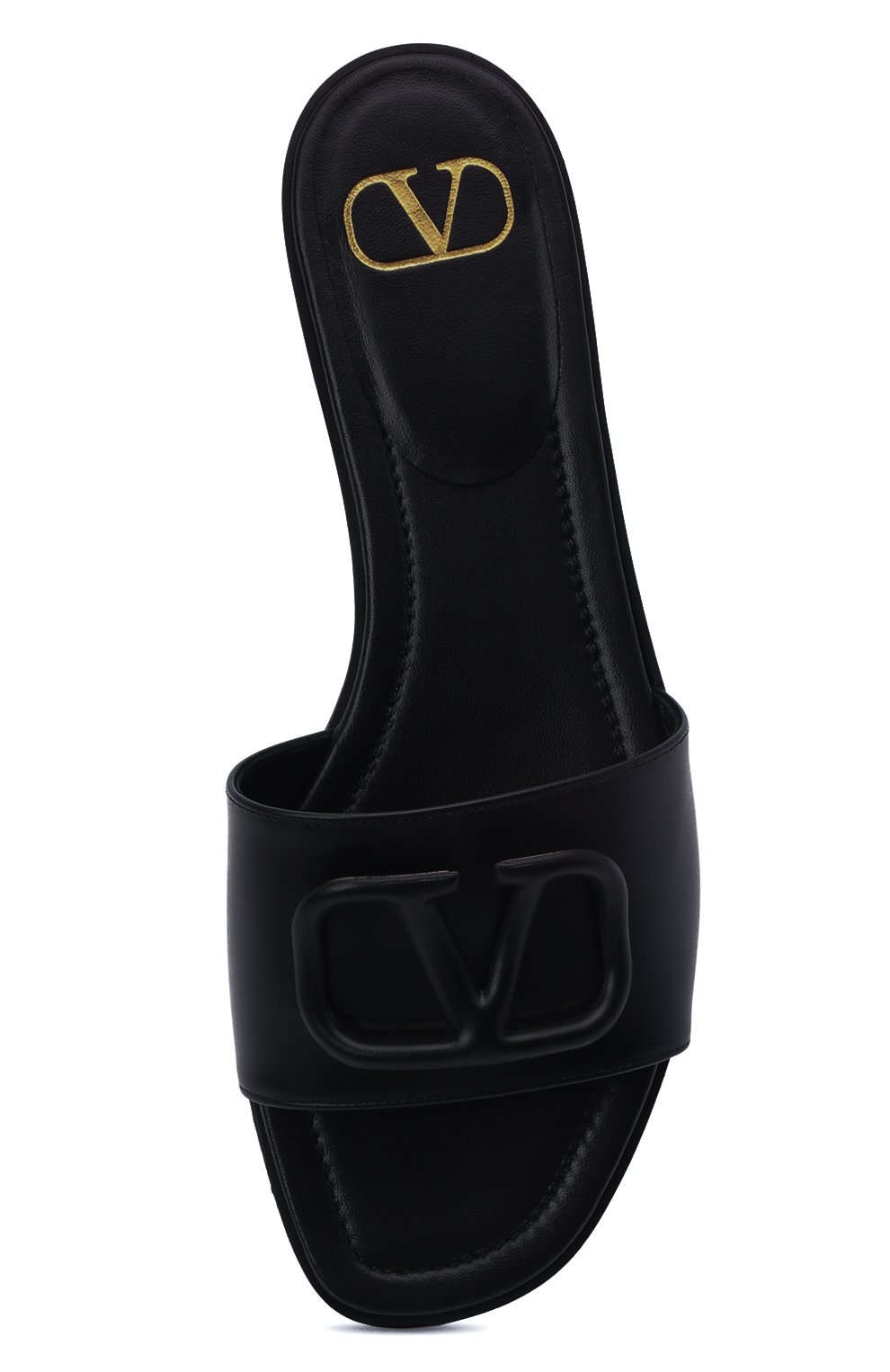 Кожаные шлепанцы vlogo signature VALENTINO, арт. XW2S0BD5/MZF, фото 6