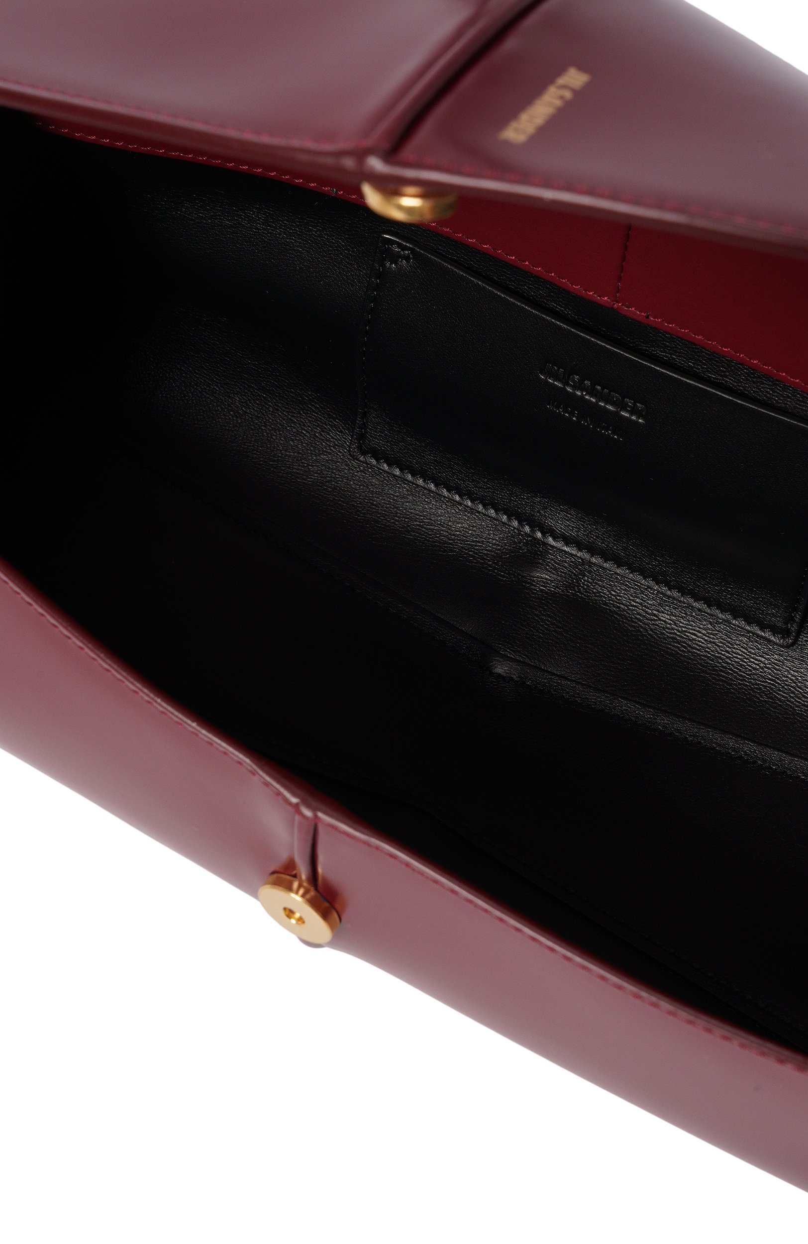 Сумка linea JIL SANDER бордового цвета по цене 199500 руб., арт. J08ZH0104/P9054, фото 5 Сумка linea JIL SANDER, арт. J08ZH0104/P9054, фото 5