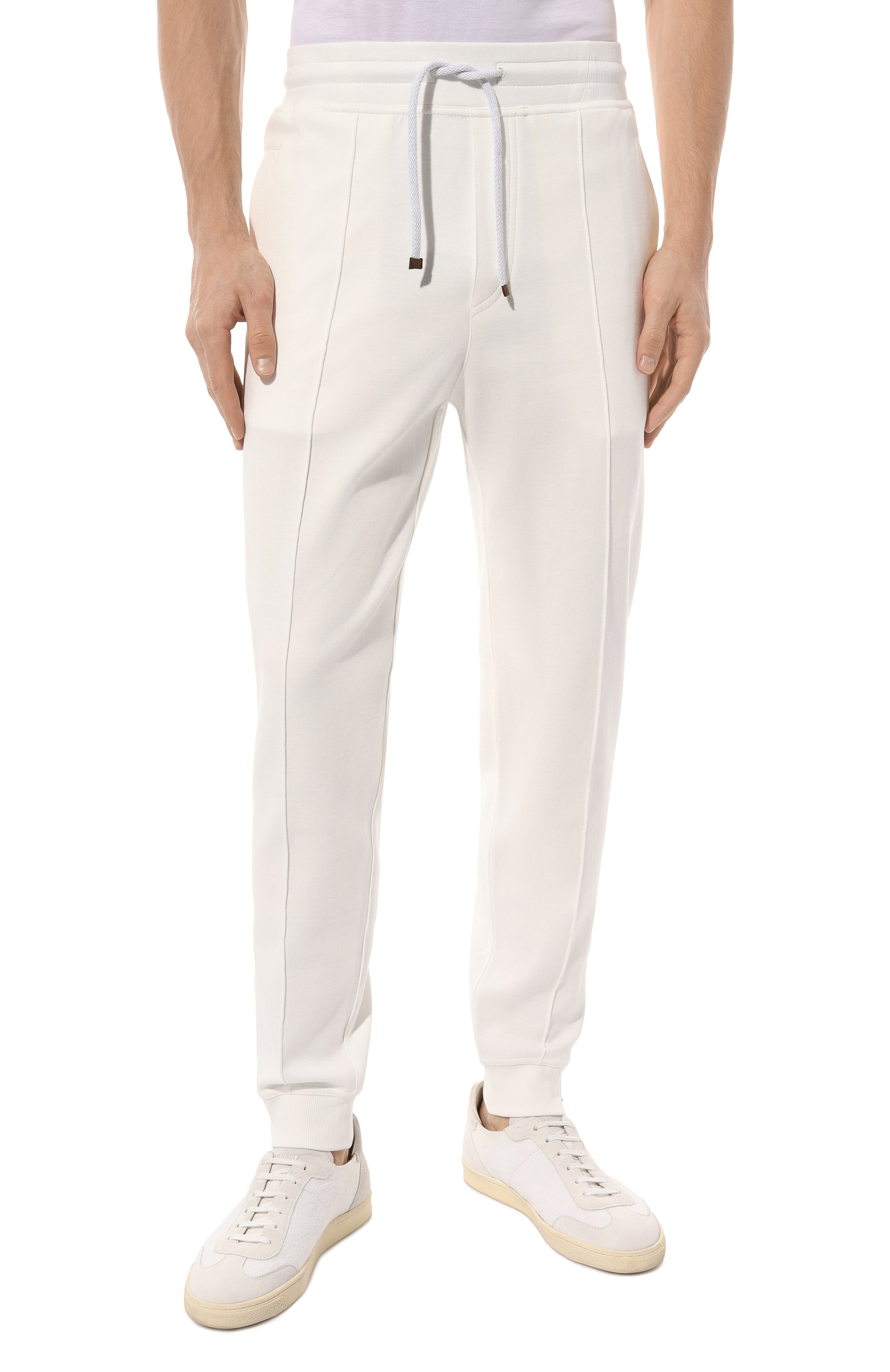 Хлопковые джоггеры BRUNELLO CUCINELLI, арт. M0T35B2001, фото 3