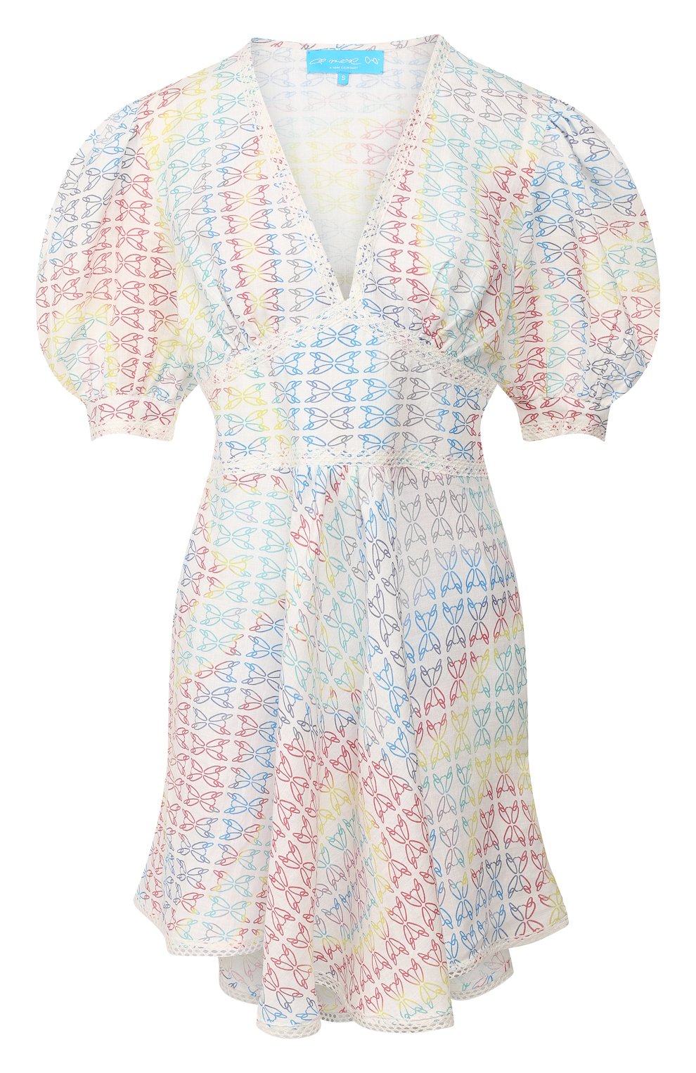 Льняное платье A MERE CO разноцветного цвета по цене 47350 руб., арт. AMC-R20-G1-3, фото 1 Льняное платье A MERE CO, арт. AMC-R20-G1-3, фото 1