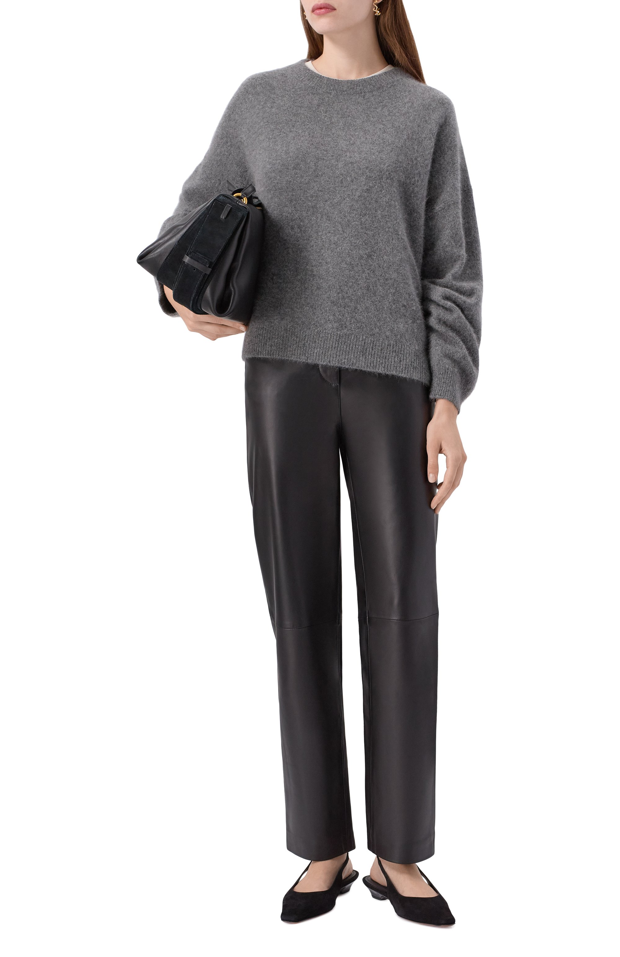 Свитер из шерсти и вискозы LOULOU DE SAISON, арт. TRISTAN, фото 2