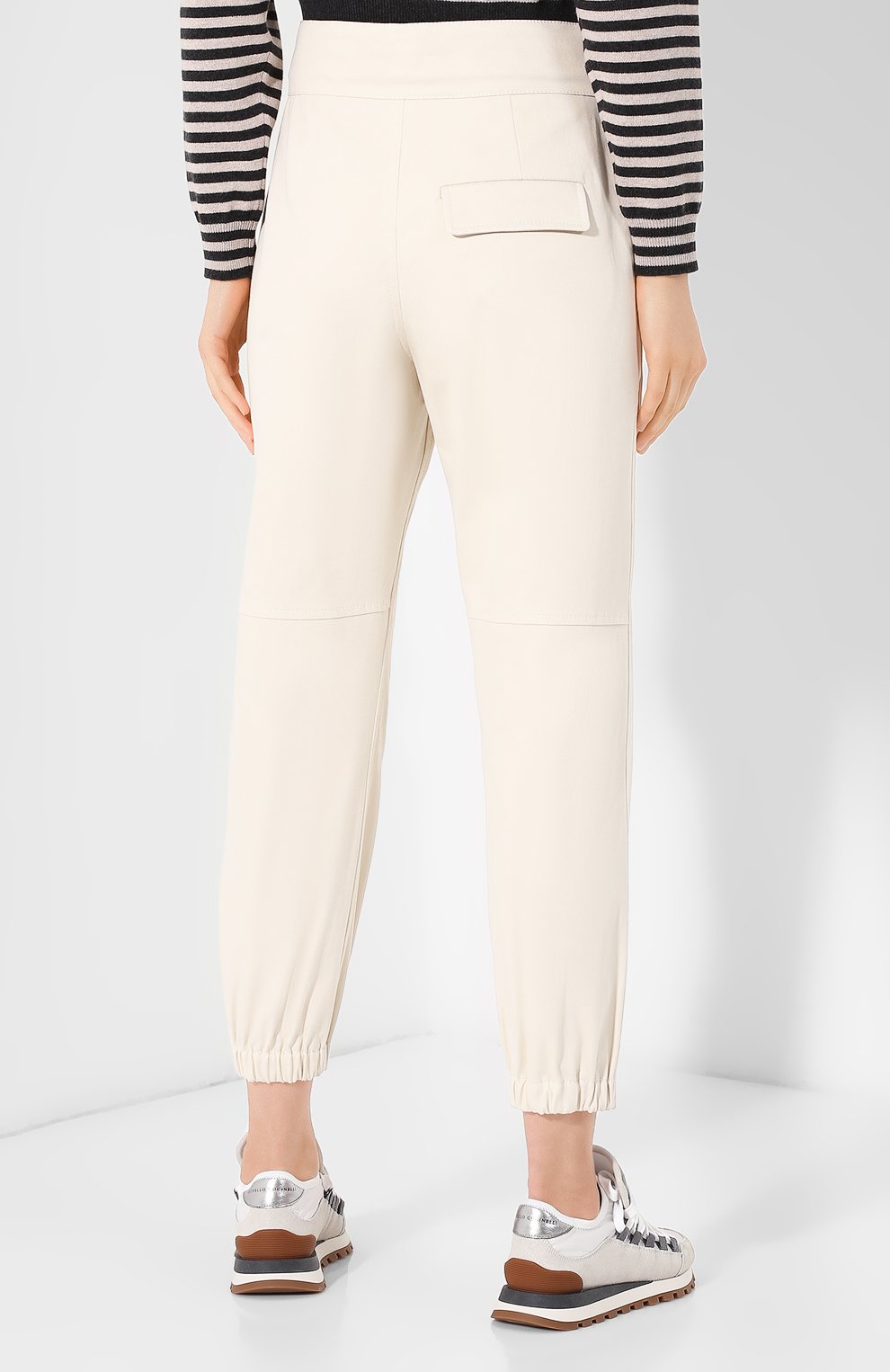 Хлопковые джоггеры BRUNELLO CUCINELLI, арт. MA138P7073, фото 4