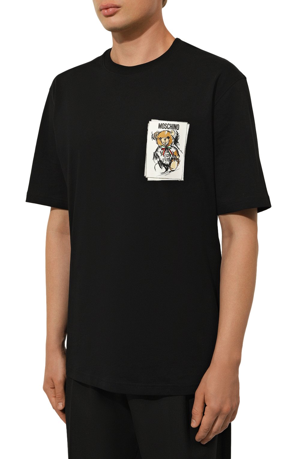 Хлопковая футболка MOSCHINO, арт. V0713/5241, фото 3
