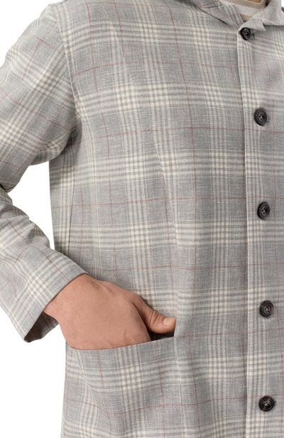 Шерстяная рубашка KITON, арт. UMCLUCAK0624E03, фото 5