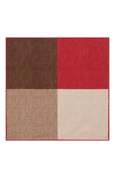 Шелковый платок BRUNELLO CUCINELLI коричневого цвета по цене 26050 руб., арт. MQ8410091, фото 3 Шелковый платок BRUNELLO CUCINELLI, арт. MQ8410091, фото 3
