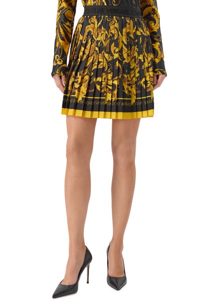 Плиссированная юбка VERSACE JEANS COUTURE, арт. 79HAE8P0/NS723, фото 3