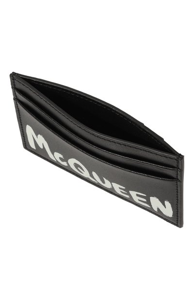 Кожаный футляр для кредитных карт ALEXANDER MCQUEEN, арт. 602144/1AAML, фото 3