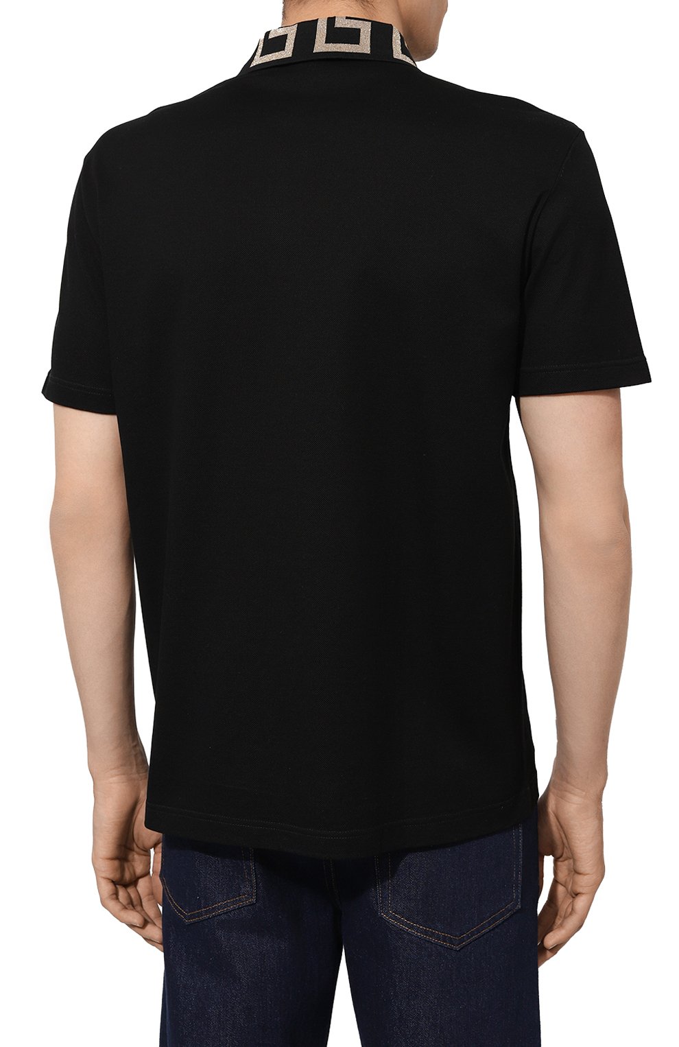 Хлопковое поло VERSACE, арт. A87402/1A06199, фото 4