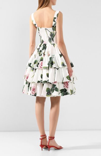 Хлопковое платье DOLCE & GABBANA, арт. F6I0BT/HS5FZ, фото 4