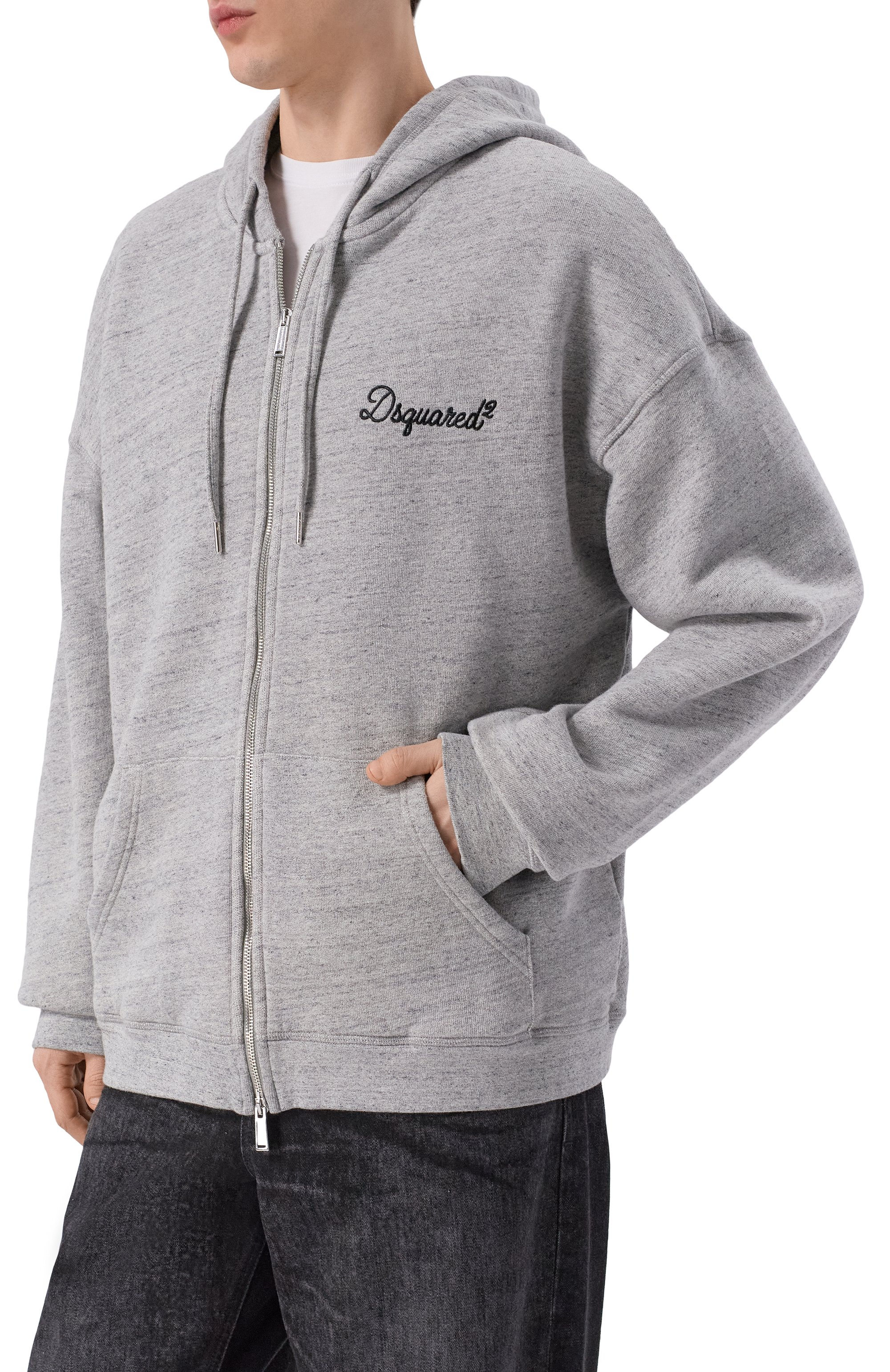 Хлопковая толстовка DSQUARED2, арт. S74HG0184/D25026, фото 3