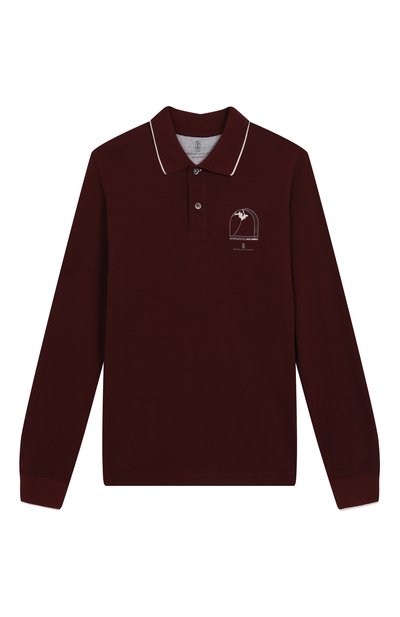 Хлопковое поло BRUNELLO CUCINELLI, арт. BE854T327C