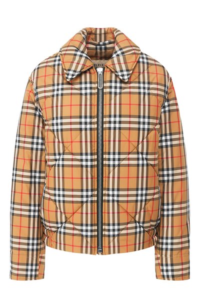 Стеганая куртка на молнии с отложным воротником BURBERRY, арт. 8002677, фото 1