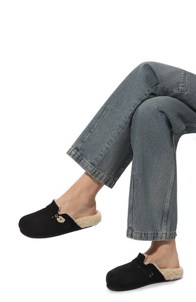 Замшевые сабо vasilitsa ANCIENT GREEK SANDALS, арт. VASILITSA/CR0STA & SHEEPSKIN, фото 3