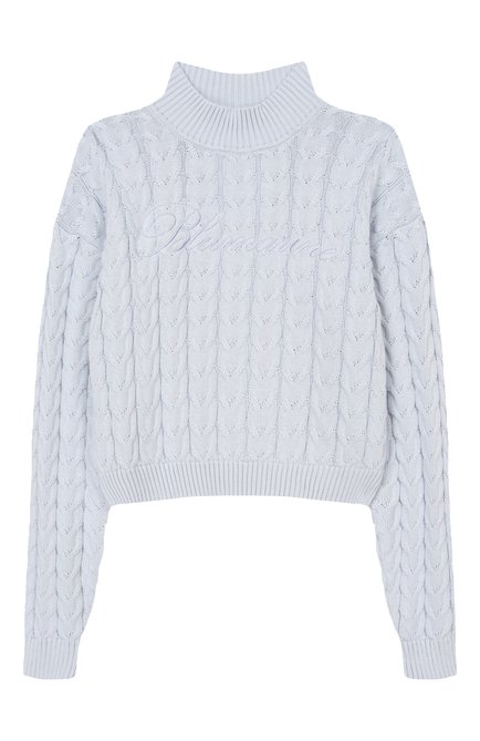 Свитер из хлопка и шерсти BLUMARINE, арт. BFMA013C/FL011/14A-16A