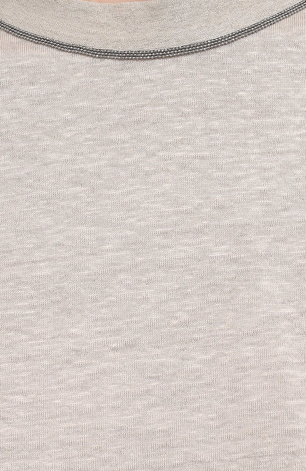 Льняная футболка BRUNELLO CUCINELLI, арт. MH987BS100, фото 5