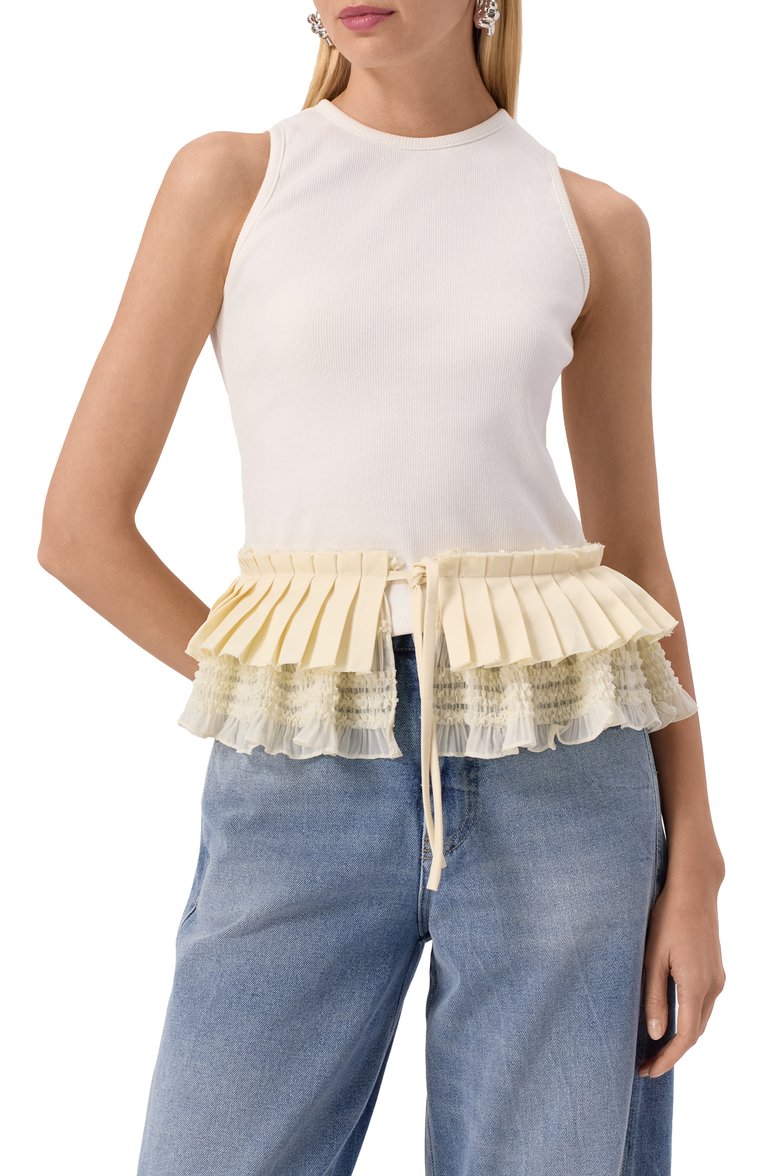 Хлопковый топ ROKH, арт. R0CA305, фото 3