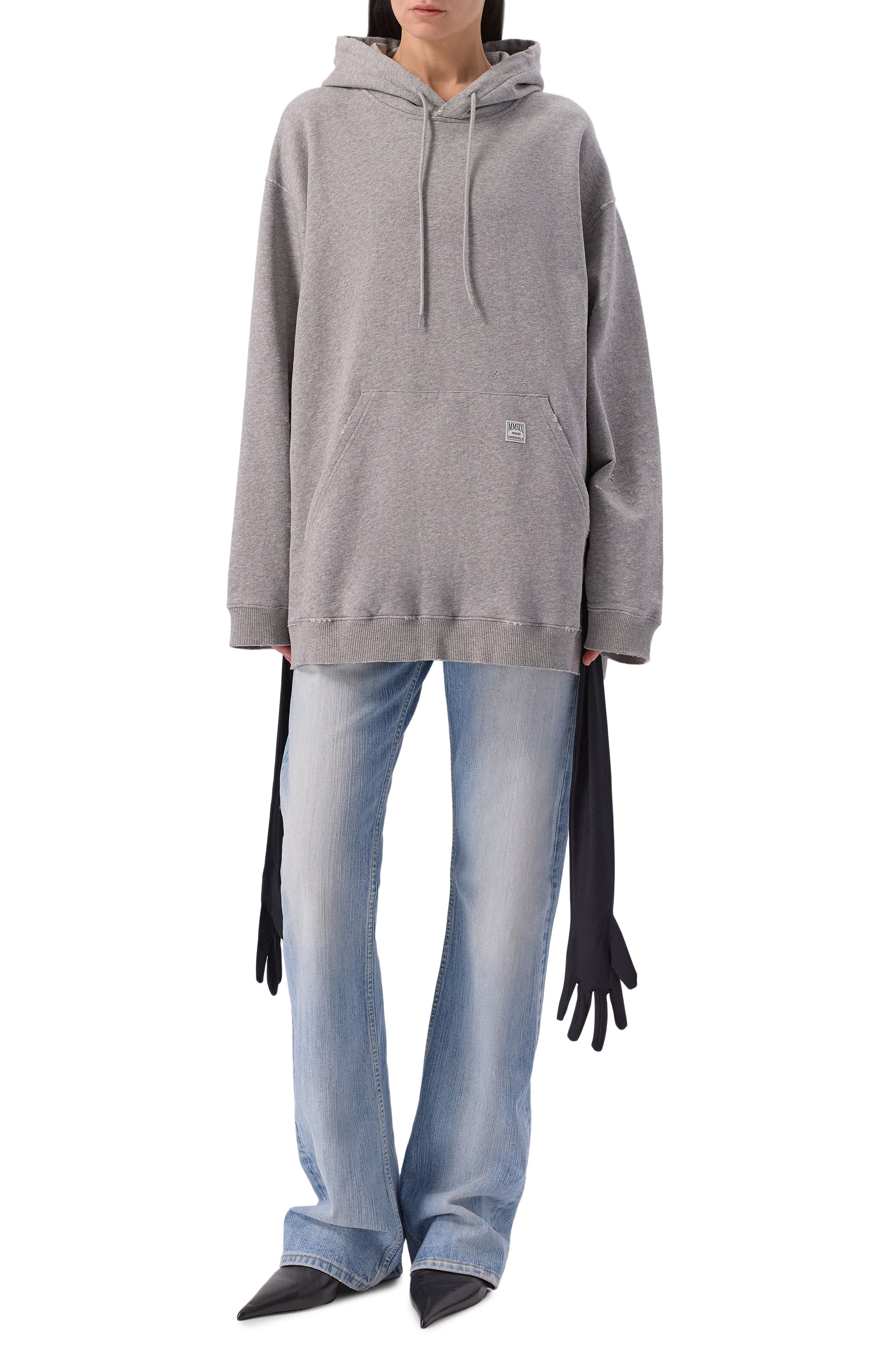 Хлопковое худи MM6, арт. S52DA0083/M25025, фото 3