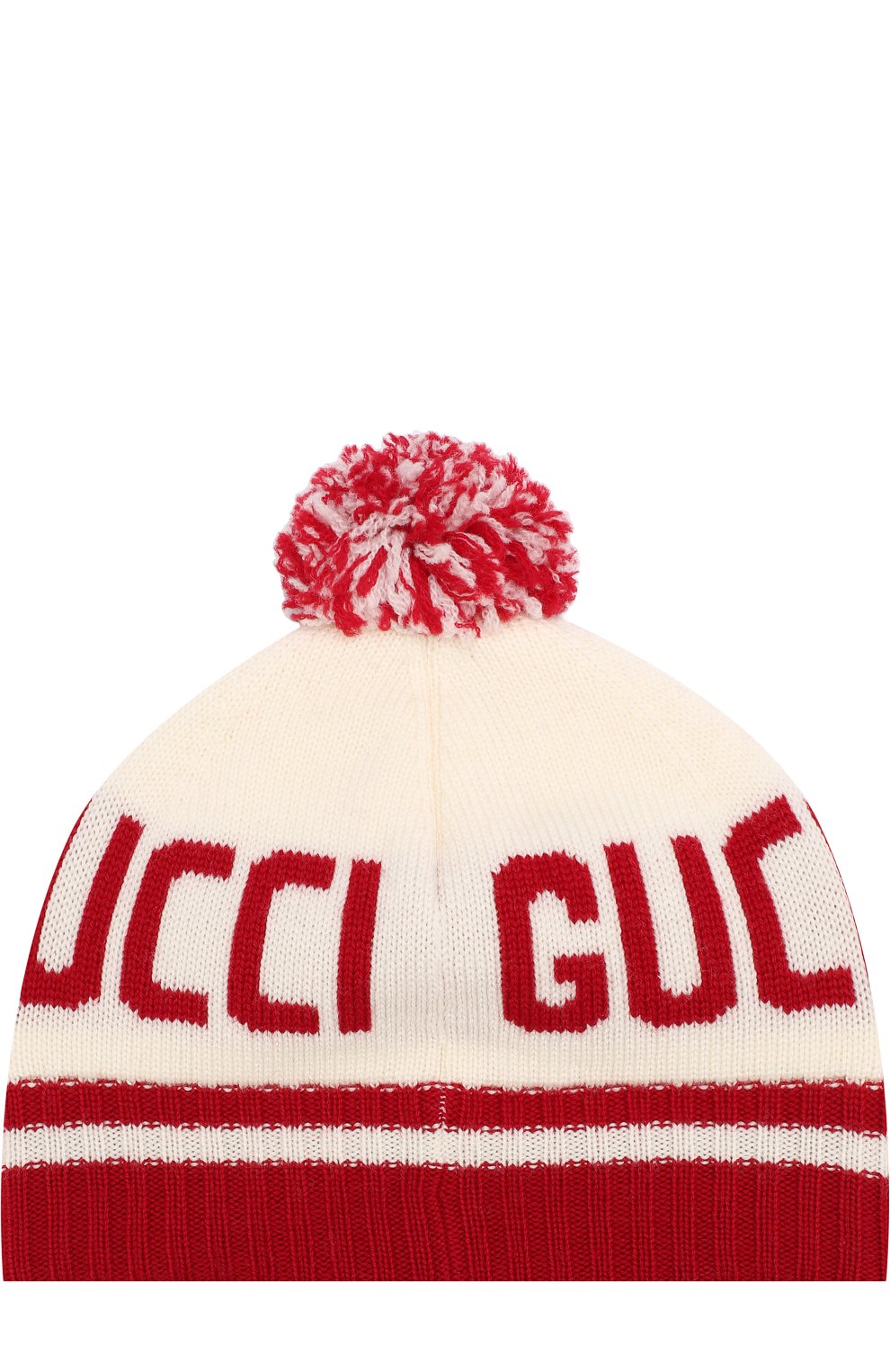 Шерстяная шапка с помпоном GUCCI, арт. 522792/4K206, фото 2