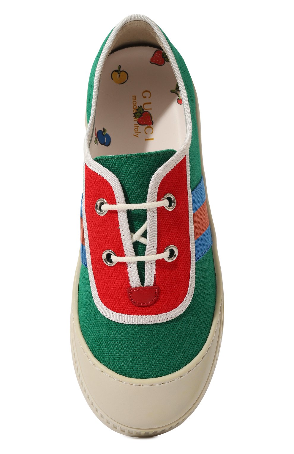 Текстильные кеды GUCCI, арт. 604060 9ARJ0, фото 4